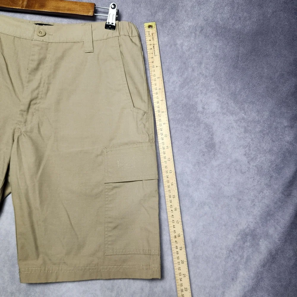 LA Police Gear Men 34 Khaki Core Cargo Tactical Ripstop Shorts BTS8001 LAPG
